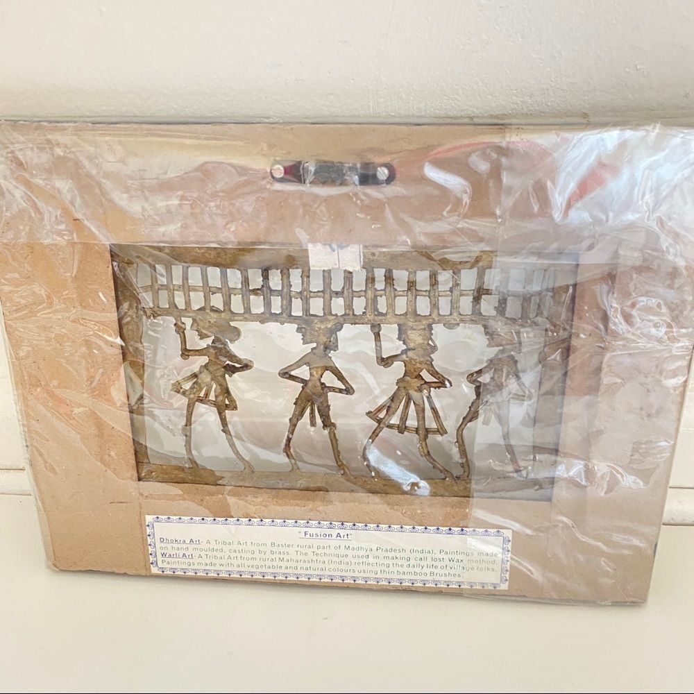 Tribal fusion Dhokra Warli Art - Picture 4 of 7